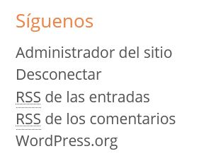 RSS de WordPress